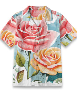 Summer Hawaiian Print Casual Blouse